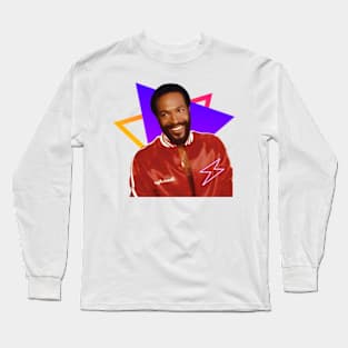 marvin gaye quotes art 90s style retro vintage 70s Long Sleeve T-Shirt